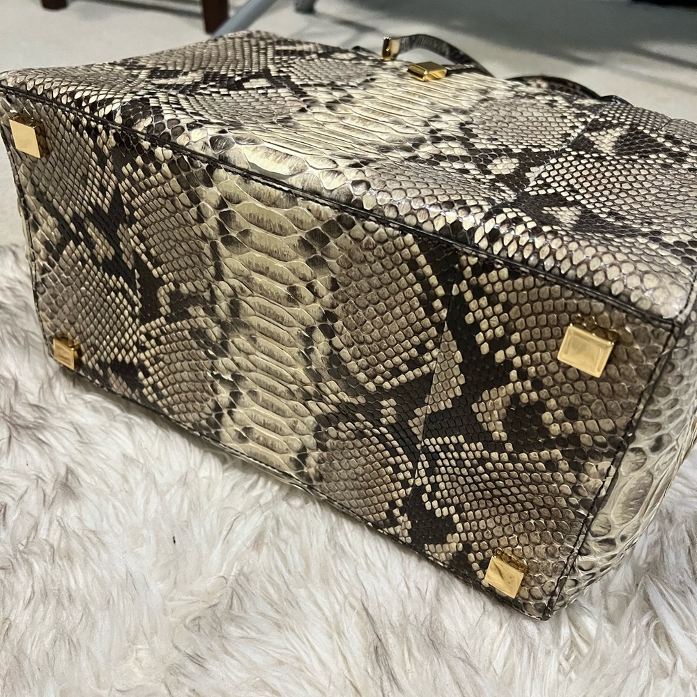 Michael Kors Collection Miranda Tote in Full Python - Picture 5 of 5